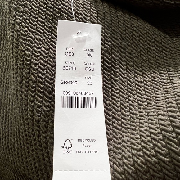 NWT J. Crew Hunter Green Textured One-Shoulder One-Piece Swimsuit 20 - Picture 4 of 6